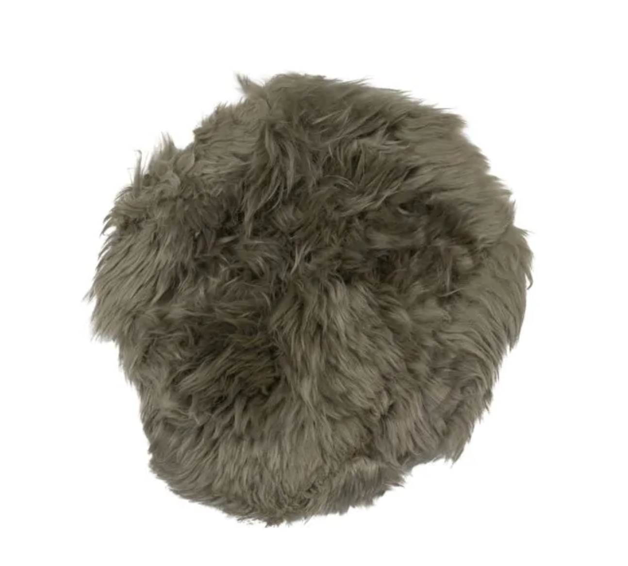 COUSSIN D'ASSISE PEAU TAUPE