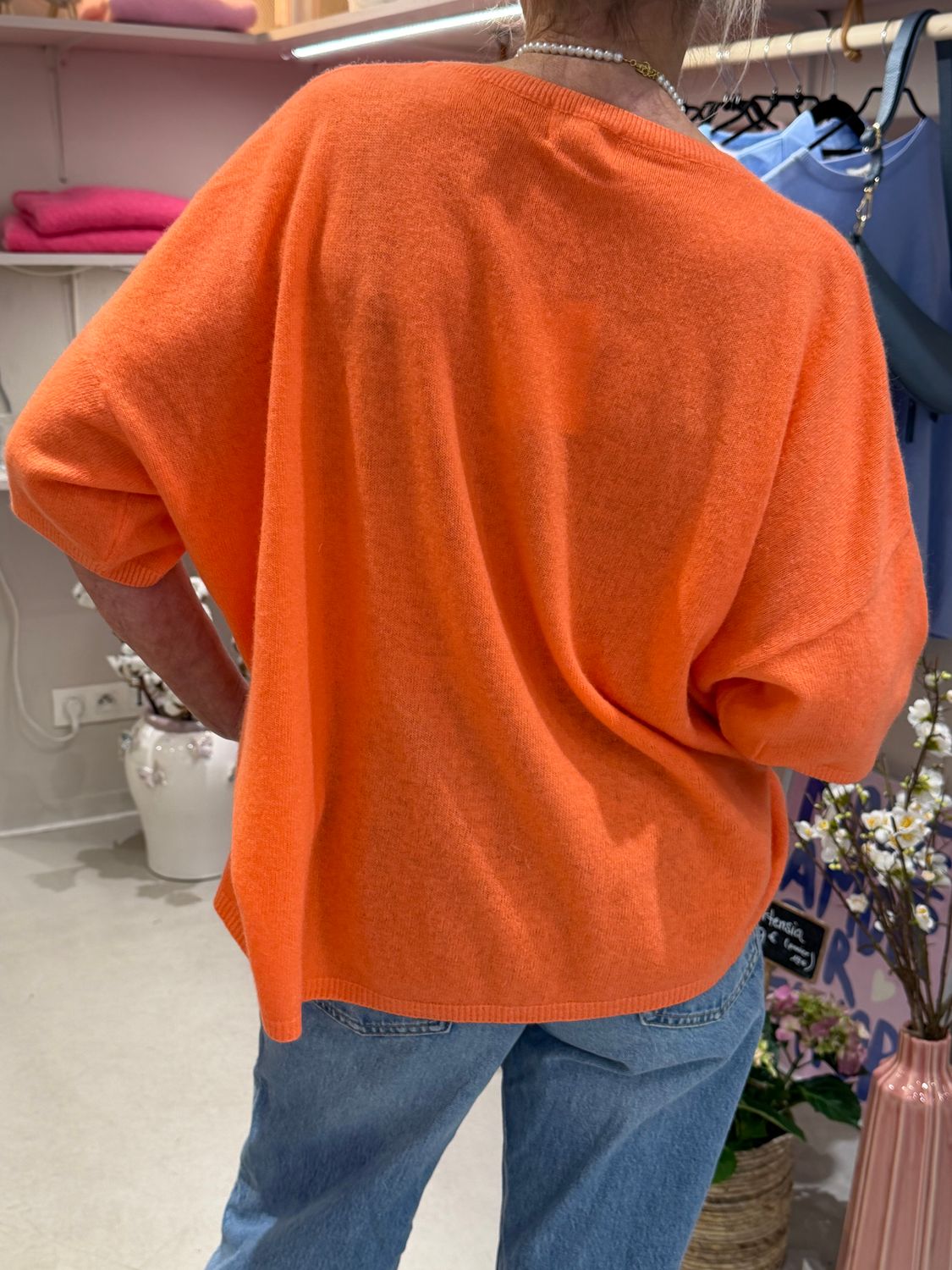 PULL MANCHES COURTES - ORANGE PULL MANCHES COURTES - ORANGE