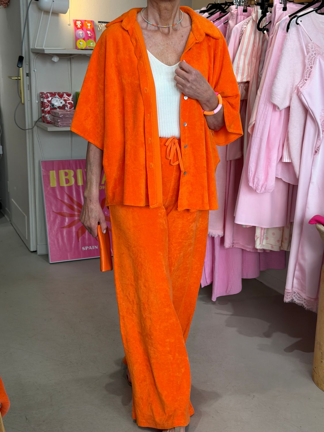 ENSEMBLE EN ÉPONGE - ORANGE ENSEMBLE EN ÉPONGE - ORANGE