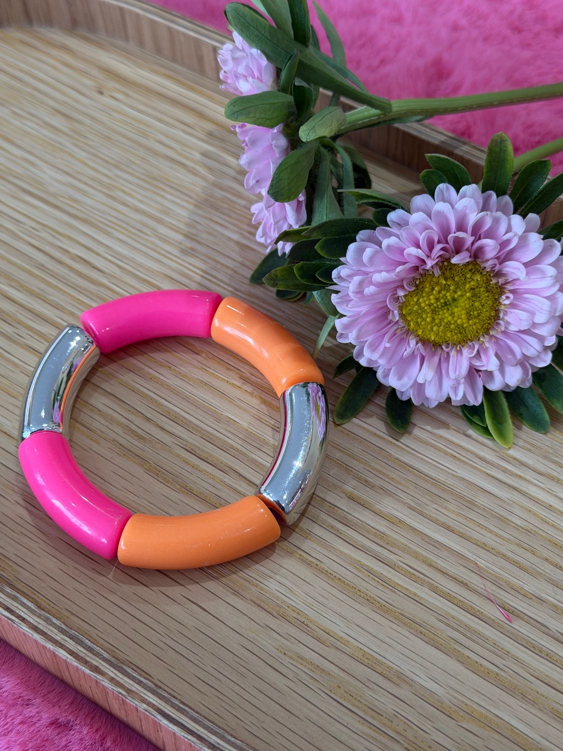 BRACELET EN PERLES - Acidulé