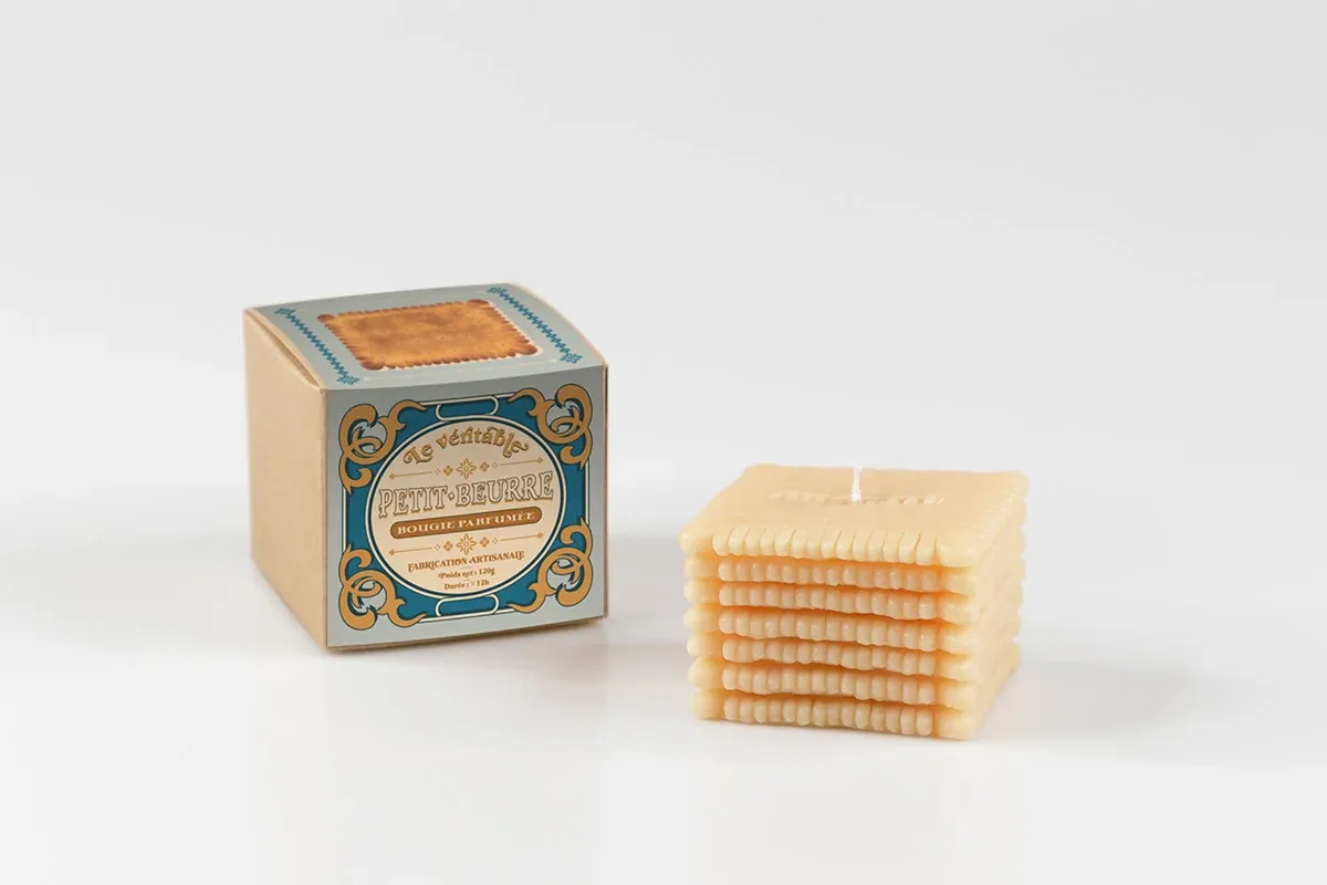BOUGIE PETIT BEURRE - DORÉ