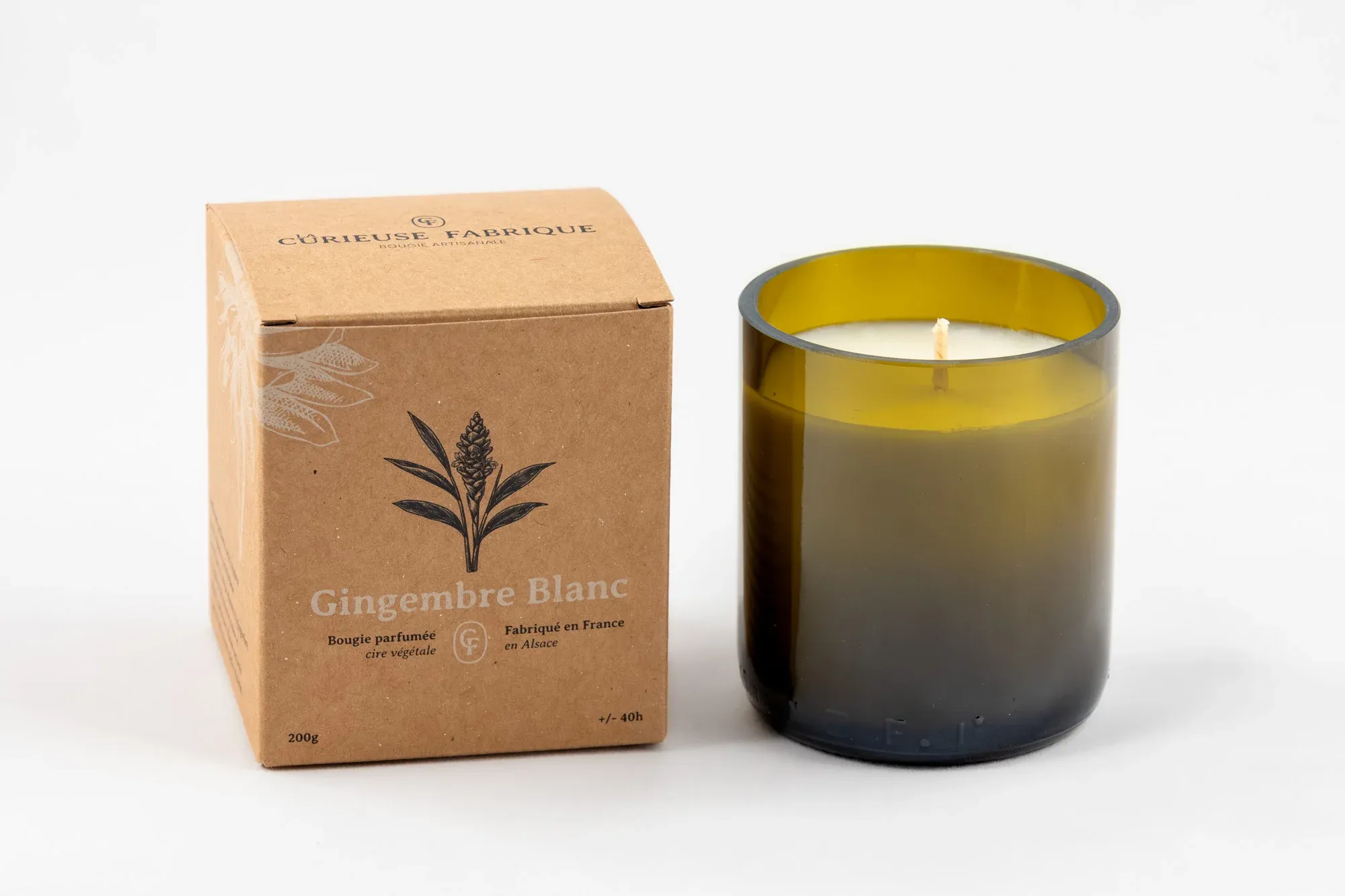 BOUGIE PARFUMÉE - GINGEMBRE BLANC