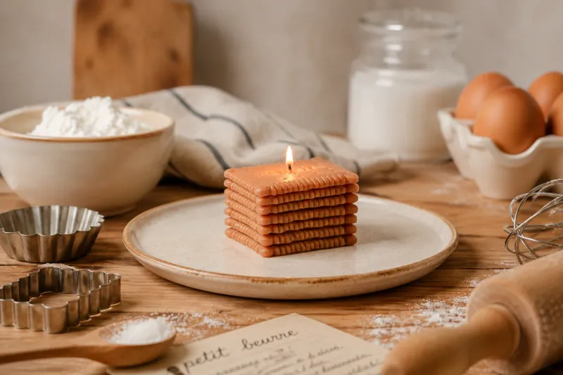 BOUGIE PETIT BEURRE - CHOCOLAT