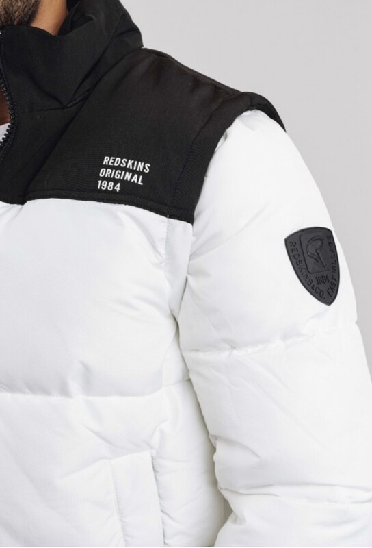 DOUDOUNE REDSKINS CAPUCHE PUFFER HYPE BLANCHE 4 X 39€75  sans frais
