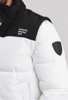 DOUDOUNE REDSKINS CAPUCHE PUFFER HYPE BLANCHE 4 X 39€75  sans frais