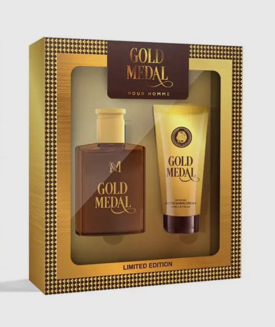 COFFRET PARFUM 50ML MÉDAILLE D’OR ÉDITION LIMITÉE HOMME