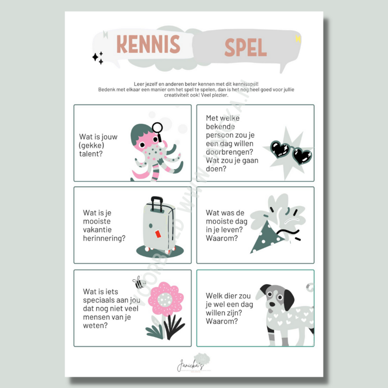 Kennis spel