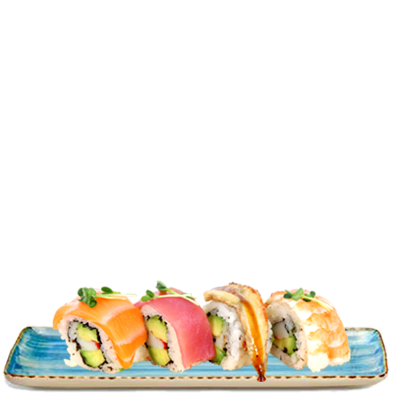 Rainbow Roll  (b,d,f,g)