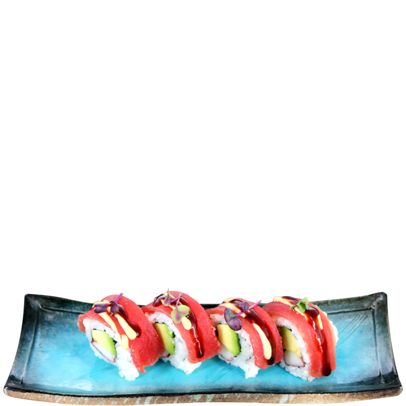Inside Out Maguro Roll  (b,d,f)