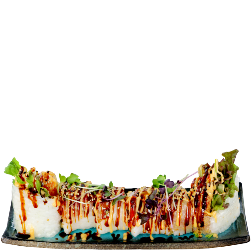 Veggie Tempura Sommerroll (Vegen) (b,g,h)