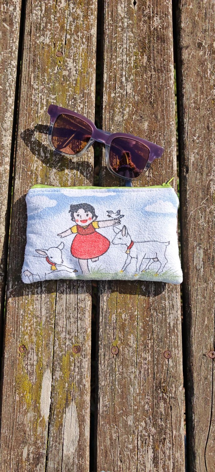 Trousse à lunettes fluffy 