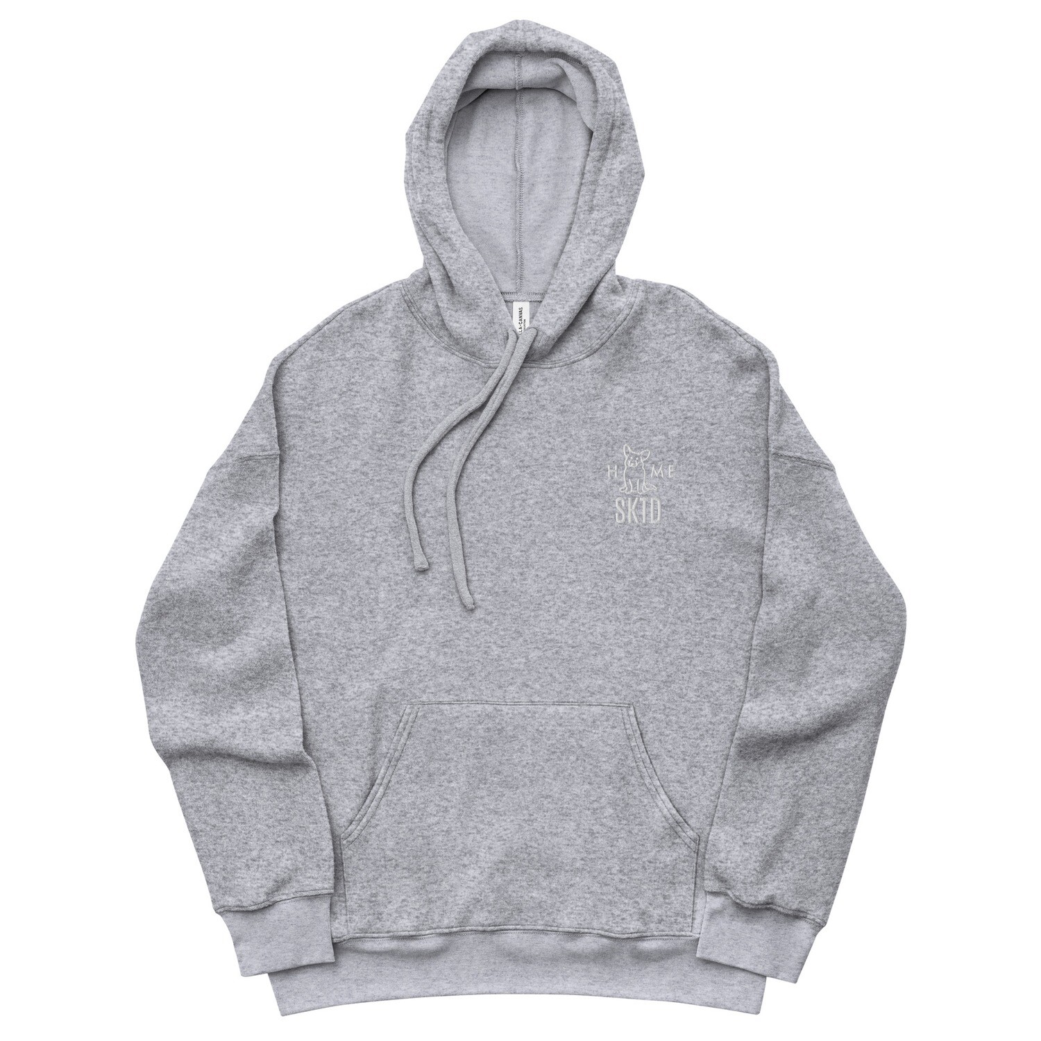 Unisex sueded fleece hoodie