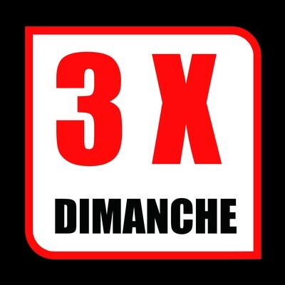 BLACK FRIDAY - 3 x DIMANCHE 2024 BLACK FRIDAY - 3 x DIMANCHE 2024