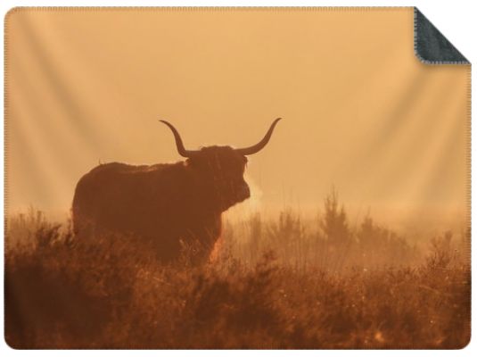 Luxe Plaid Schotse Hooglander - maat L (200x150 cm) Luxe Plaid Schotse Hooglander - maat L (200x150 cm)