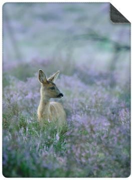 Luxe Plaid Reekalf in heide - maat M (150x100 cm.) Luxe Plaid Reekalf in heide - maat M (150x100 cm.)