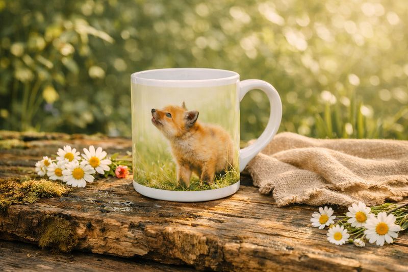 Premium beker jong vosje Premium beker jong vosje