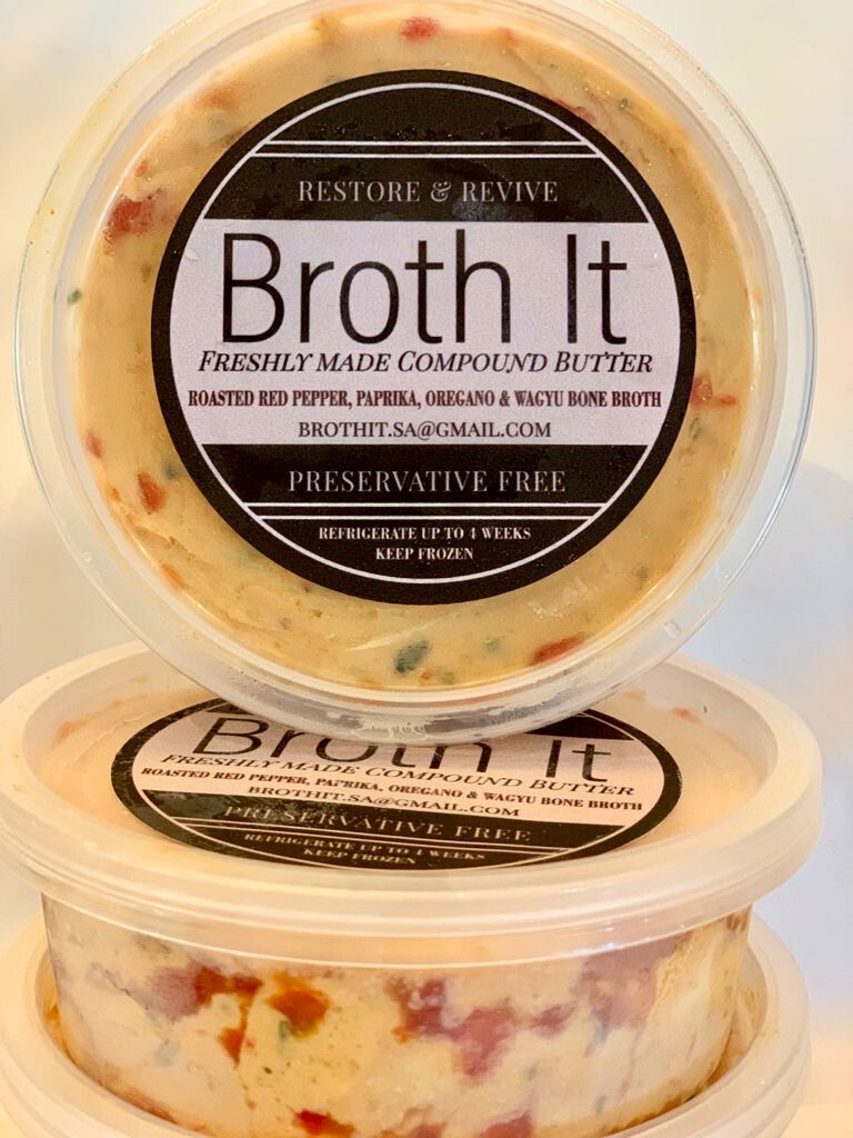 Roasted Red Pepper Compound Butter 250g