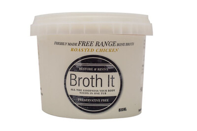 FREE RANGE Roasted Chicken Bone Broth 500ml 