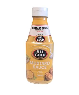 All Gold Mustard Squeeze 500ml