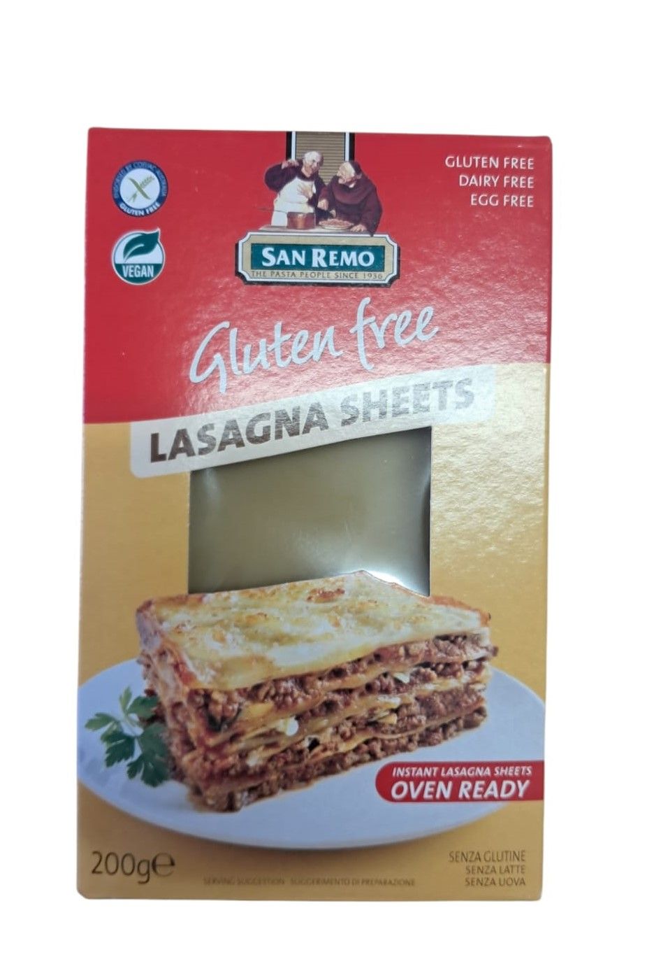 San Remo Gluten Free Lasagne 200g