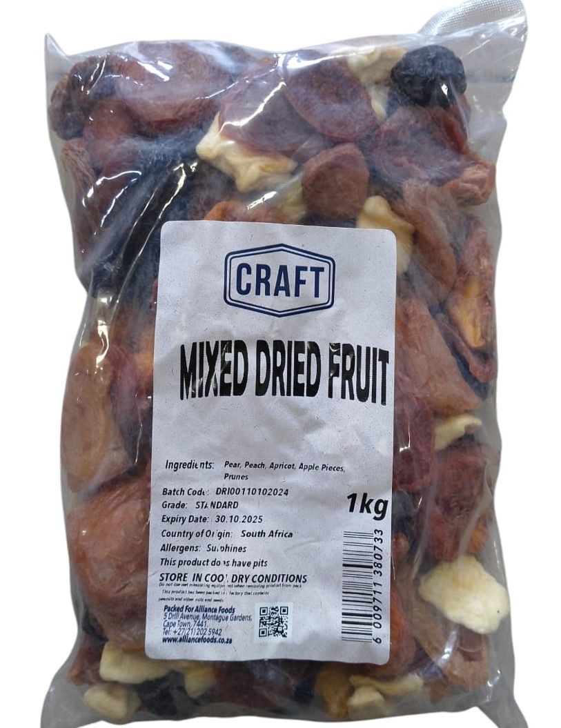 Mixed Dried Fruit 1kg