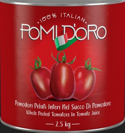 Tomato Whole Peeled 2.5kg