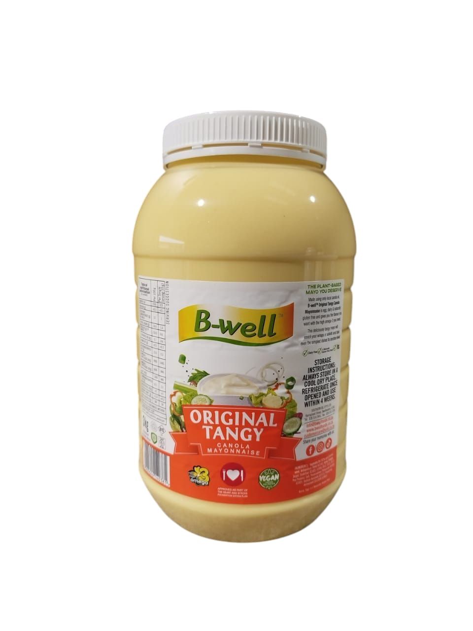 B-Well Mayonnaise Original Tangy 3kg
