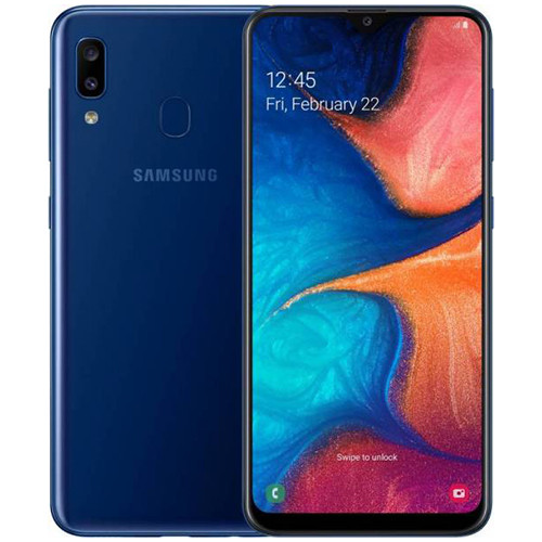 Смартфон Samsung Galaxy A20 32GB RUS (синий)