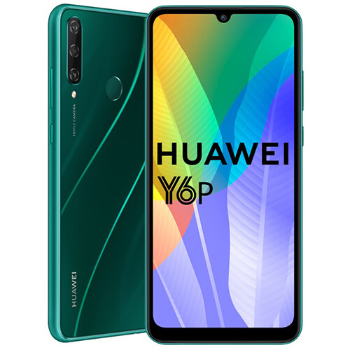 Смартфон Huawei Y6p 3/64GB RUS (изумрудно-зеленый)