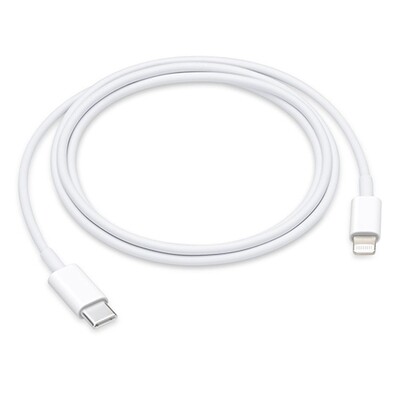 Кабель Apple USB Type-C - Lightning 1.0m оригинальный (белый)