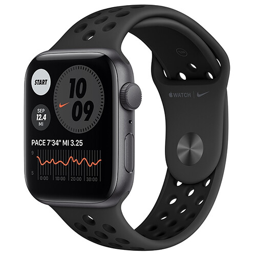 Умные часы Apple Watch SE GPS 40 мм Aluminum Case with Nike Sport Band (серый космос) RUS