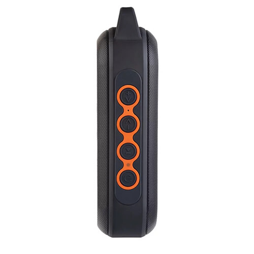 Bluetooth-колонка Perfeo «FORCE» FM, MP3 microSD, USB, AUX, TWS, мощность 15Вт, 2600mAh, черная/оранжевая