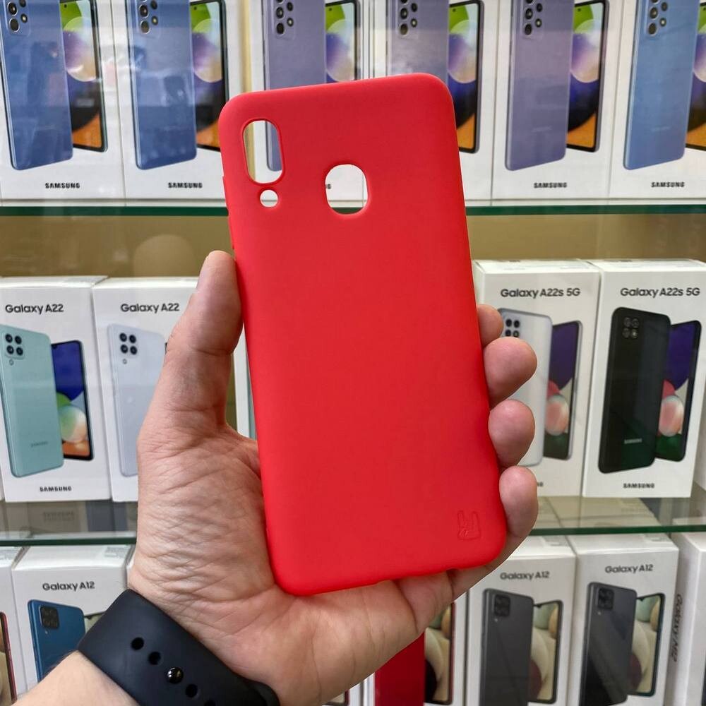 Чехол-накладка YOLKKI Alma для Samsung Galaxy A20 / A30  (красный)