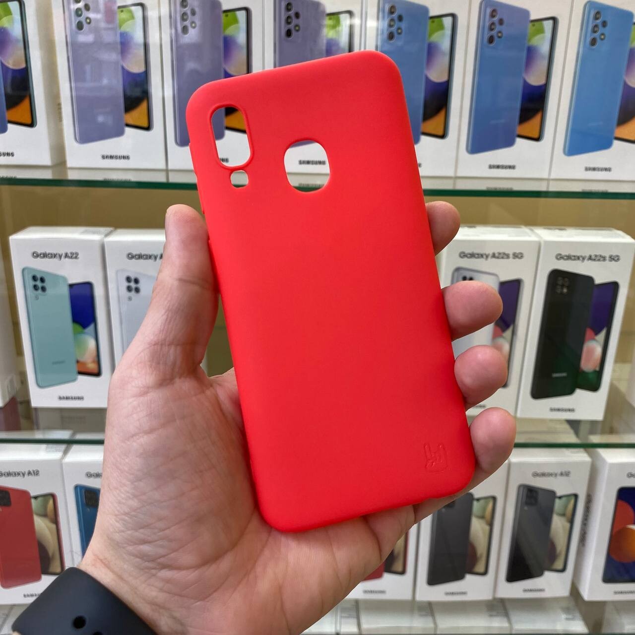 Чехол-накладка YOLKKI Alma для Samsung Galaxy A40 (красный)