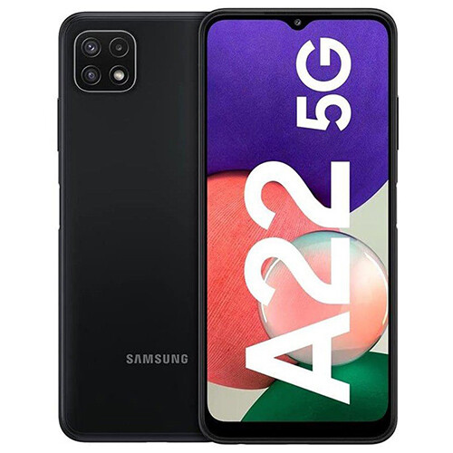 Смартфон Samsung Galaxy A22 5G 4/64GB RUS (черный)