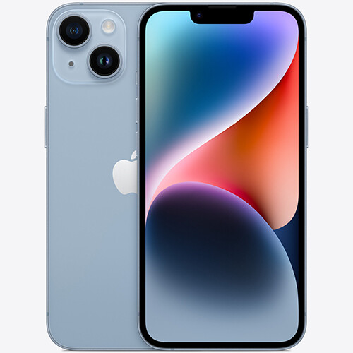Смартфон Apple iPhone 14 256GB 2 e-Sim (синий)