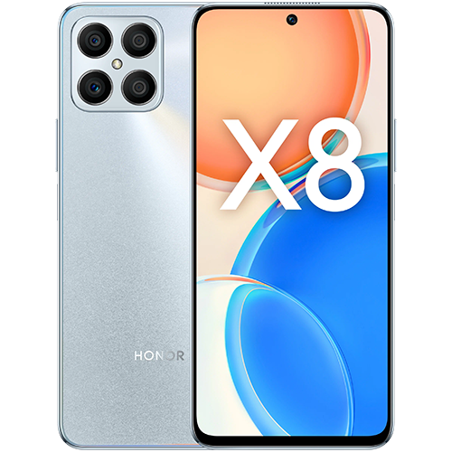 Смартфон Honor X8 6/128GB EU (серебристый)