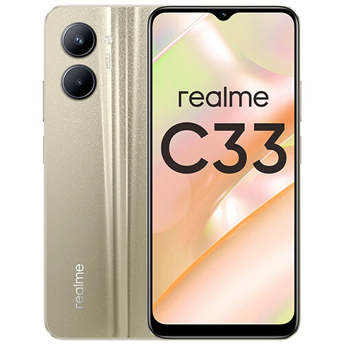 Смартфон realme C33 3/32GB RUS (золотистый)