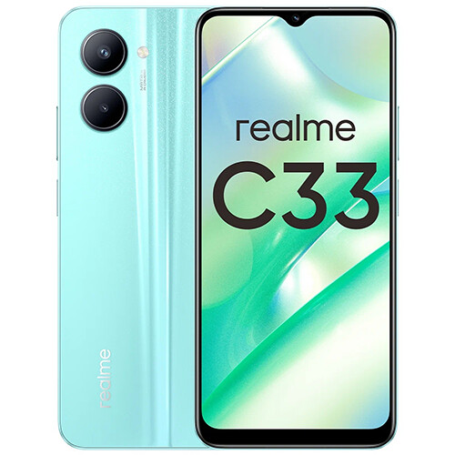 Смартфон realme C33 4/128GB RUS (голубой)