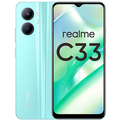 Смартфон realme C33 4/128GB RUS (голубой)
