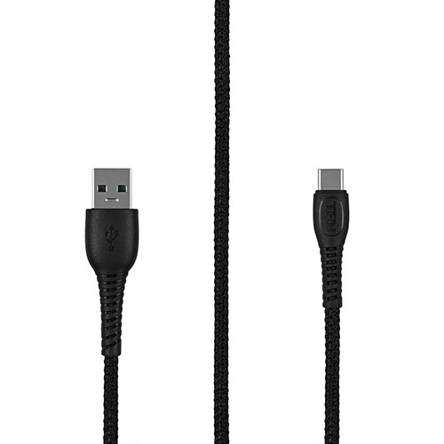Кабель USB - Type-C, 5A, Huawei Supercharge, 1м, черный