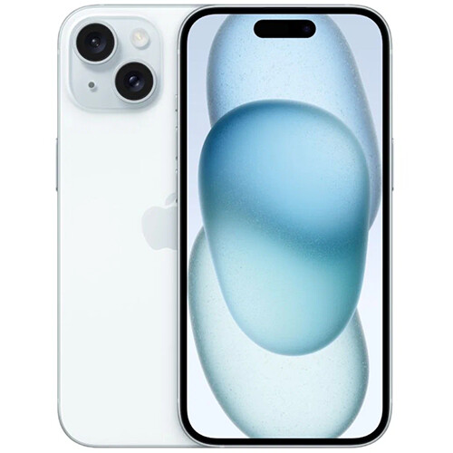 Смартфон Apple iPhone 15 256GB 2 e-Sim (голубой)