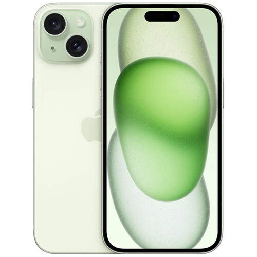 Смартфон Apple iPhone 15 256GB nano SIM+eSIM (зелeный)