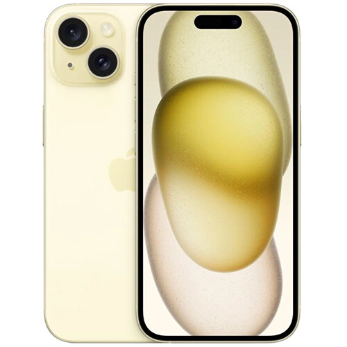 Смартфон Apple iPhone 15 128GB nano SIM+eSIM (желтый)