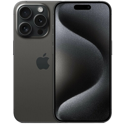 Смартфон Apple iPhone 15 Pro 128GB 2 e-Sim (черный титан)