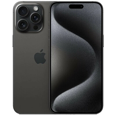 Смартфон Apple iPhone 15 Pro Max 256GB nano SIM+eSIM (черный титан)