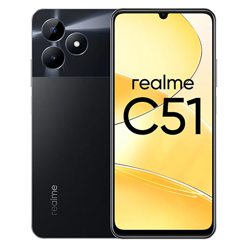 Смартфон realme C51 4/128GB RUS (черный)