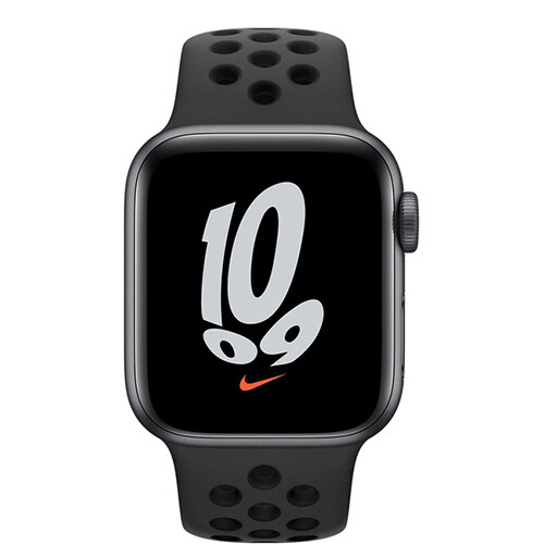 Умные часы Apple Watch Series SE 44mm space gray aluminum case anthracite/black nike sport band Б/У