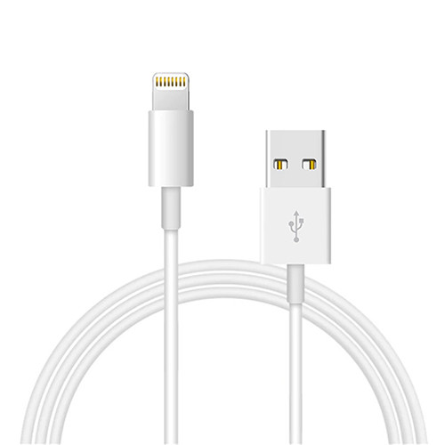 Кабель Foxconn Lightning на USB для iPhone, iPad 1.0m OEM (белый)