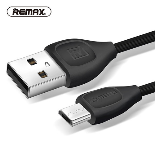 Кабель USB – micro USB Remax Lesu RC-050m 1.0m круглый 2.1A (черный)